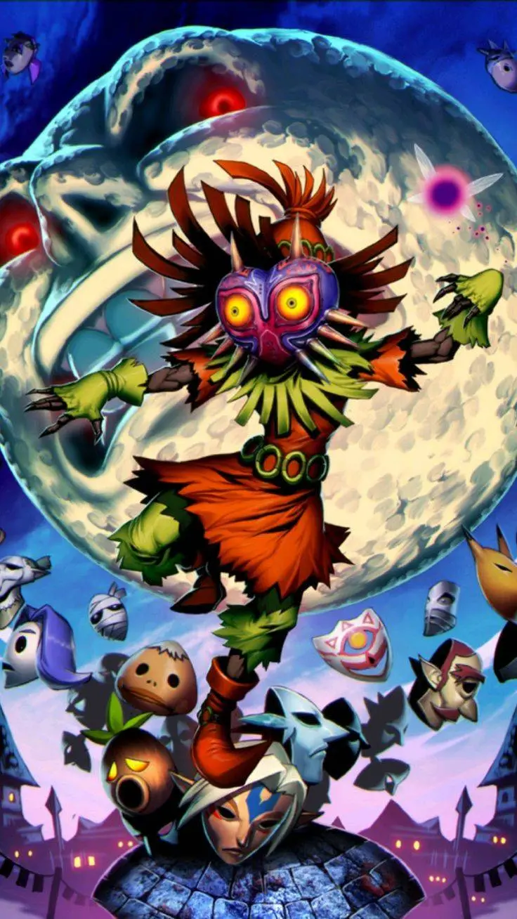 ai character: Skull kid 🎭 background