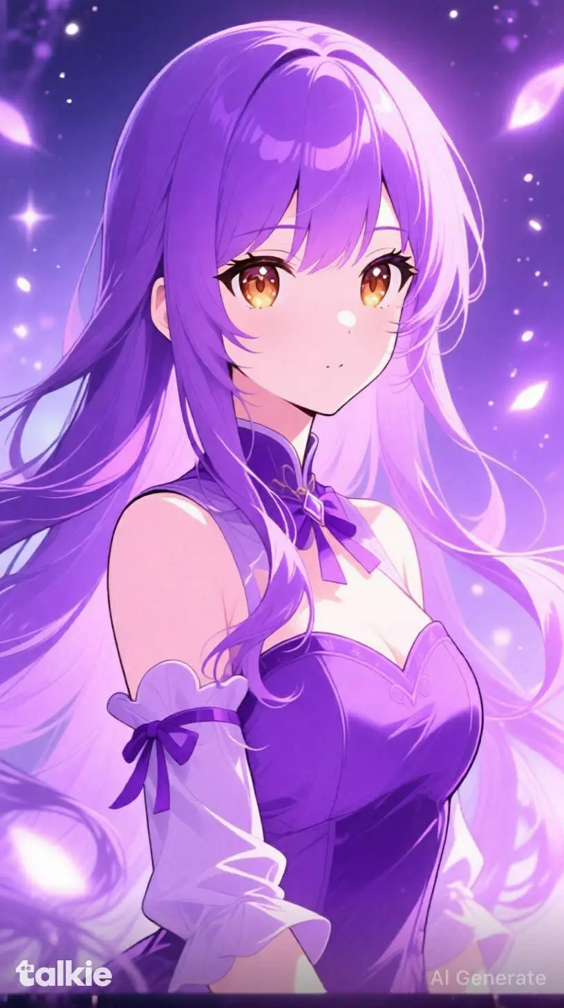 ai character: 💜Sakioi chan💜 background