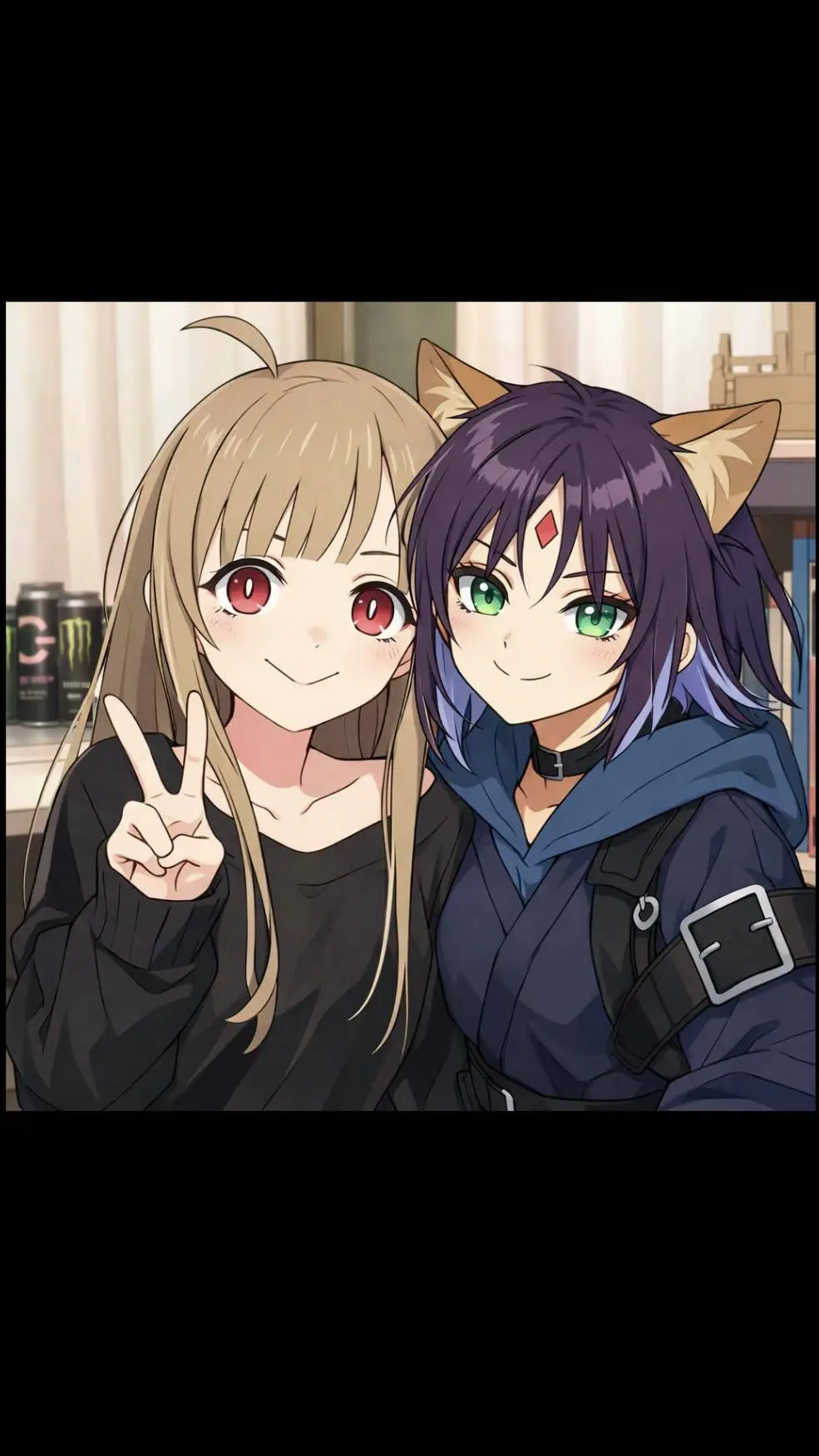 ai character: Kaguya e iroha background