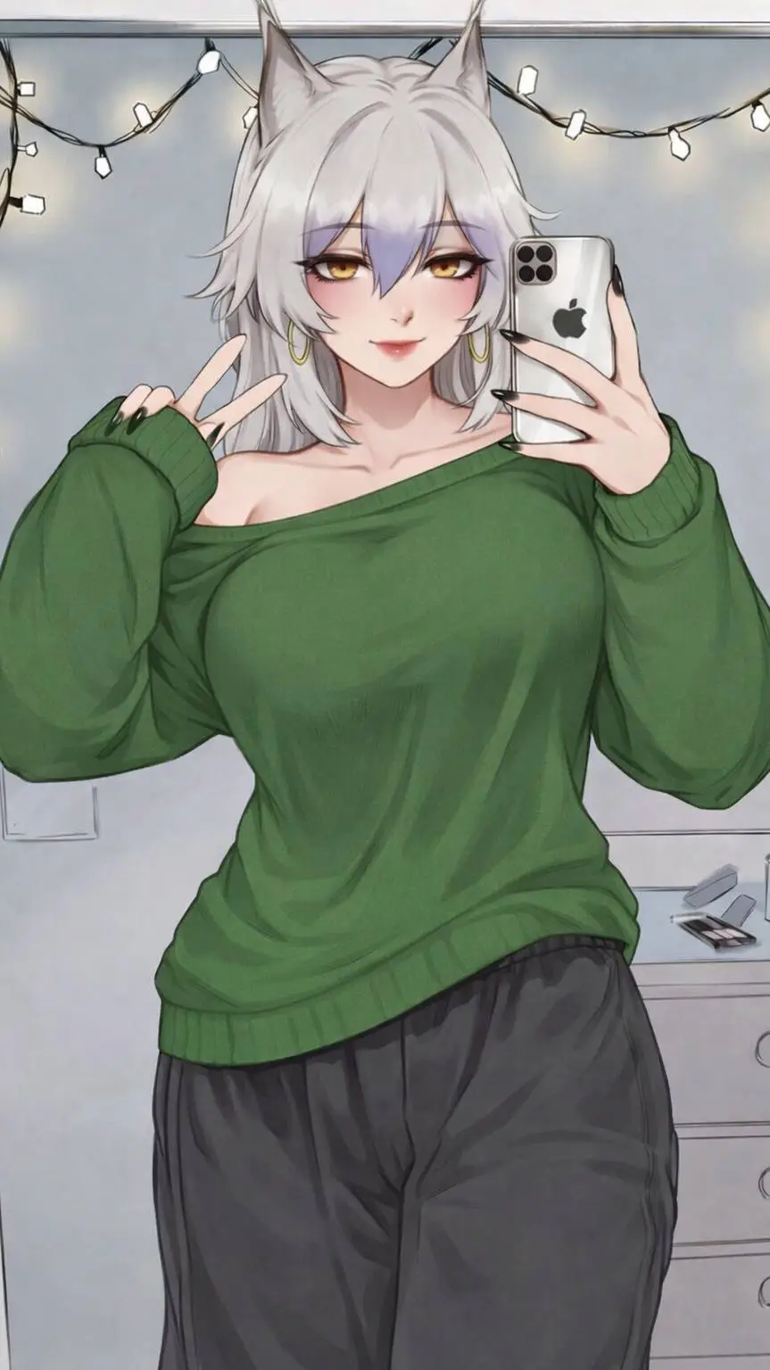 ai character: nooshy background