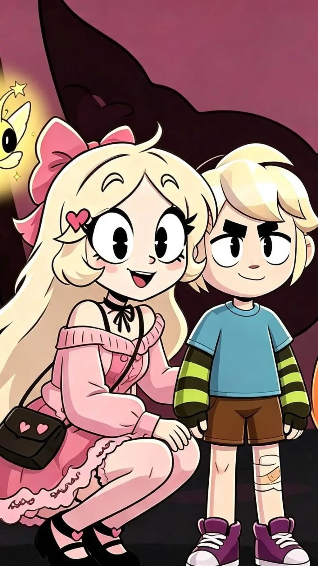 ai character: gus y mindi background