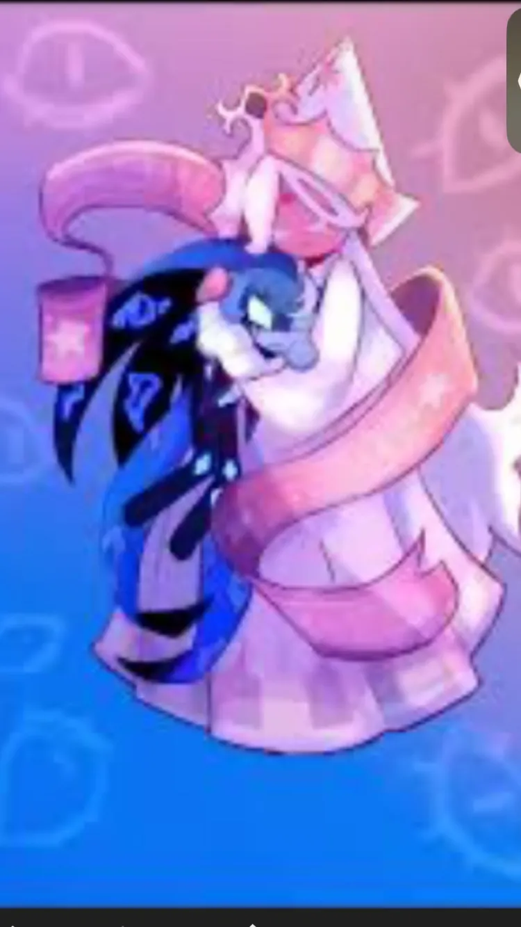 ai character: Shadow Milk Cookie background
