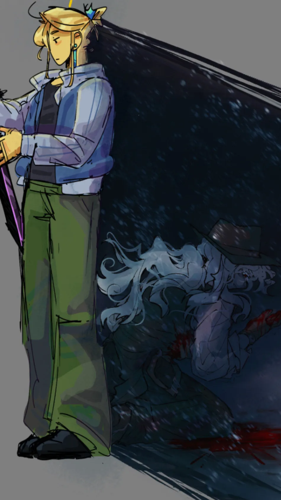 ai character: 𝓑𝓻𝓸𝓴𝓮𝓷..  background