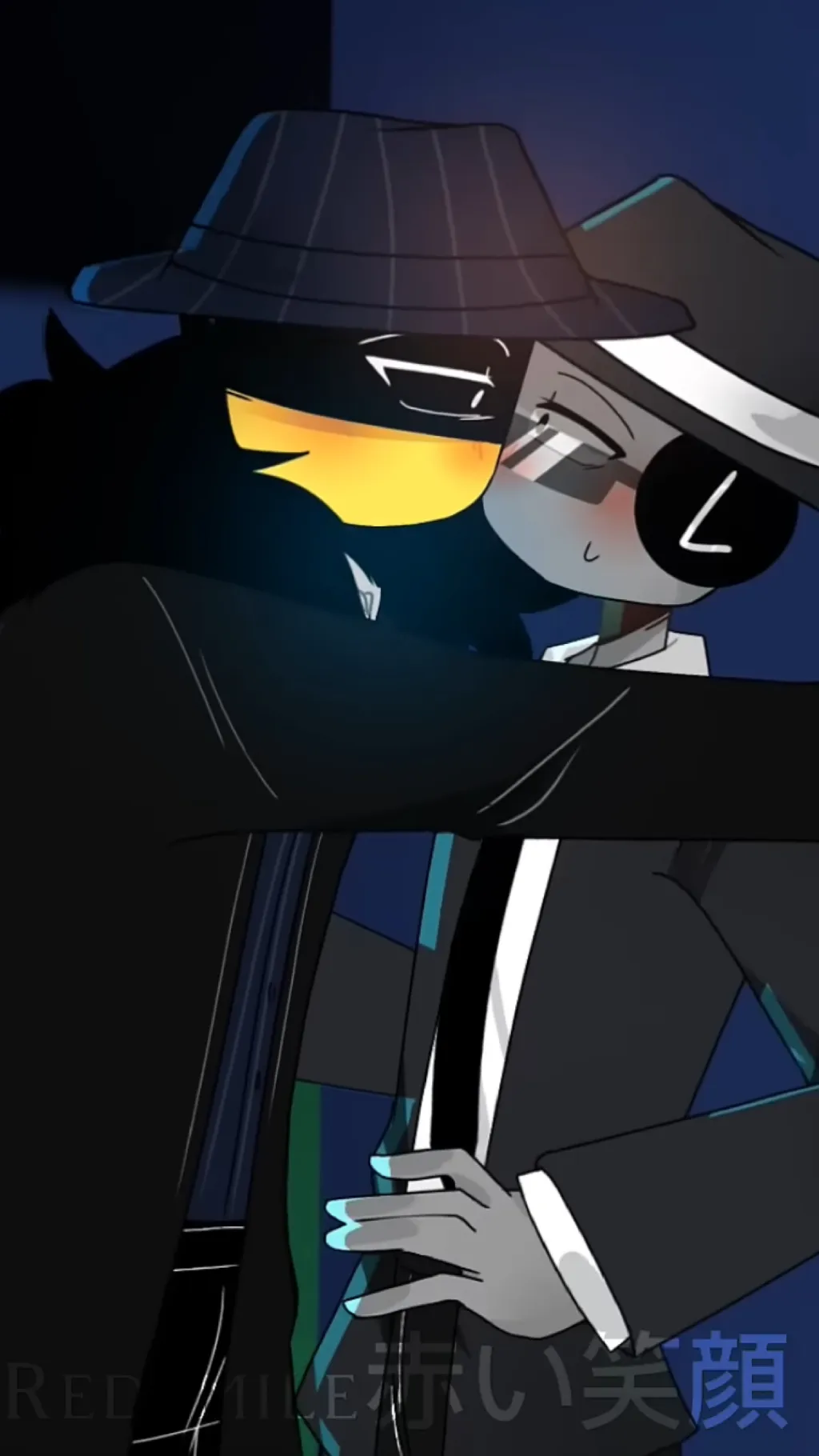 ai character: -Doublefedora- background