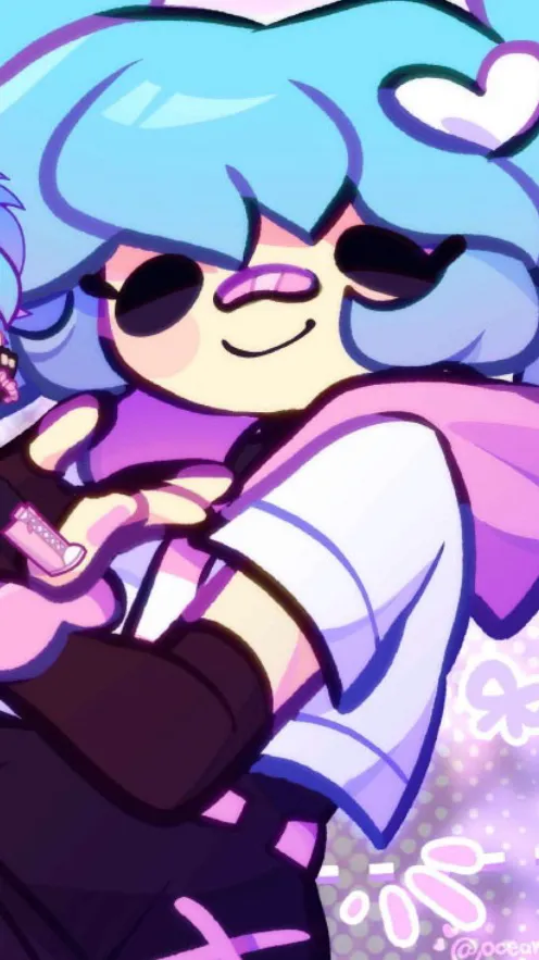 ai character: 🫧Bubbly!🫧 background