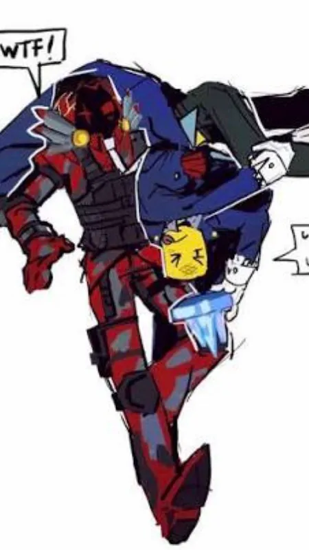 ai character: ITrapped Ellernate background