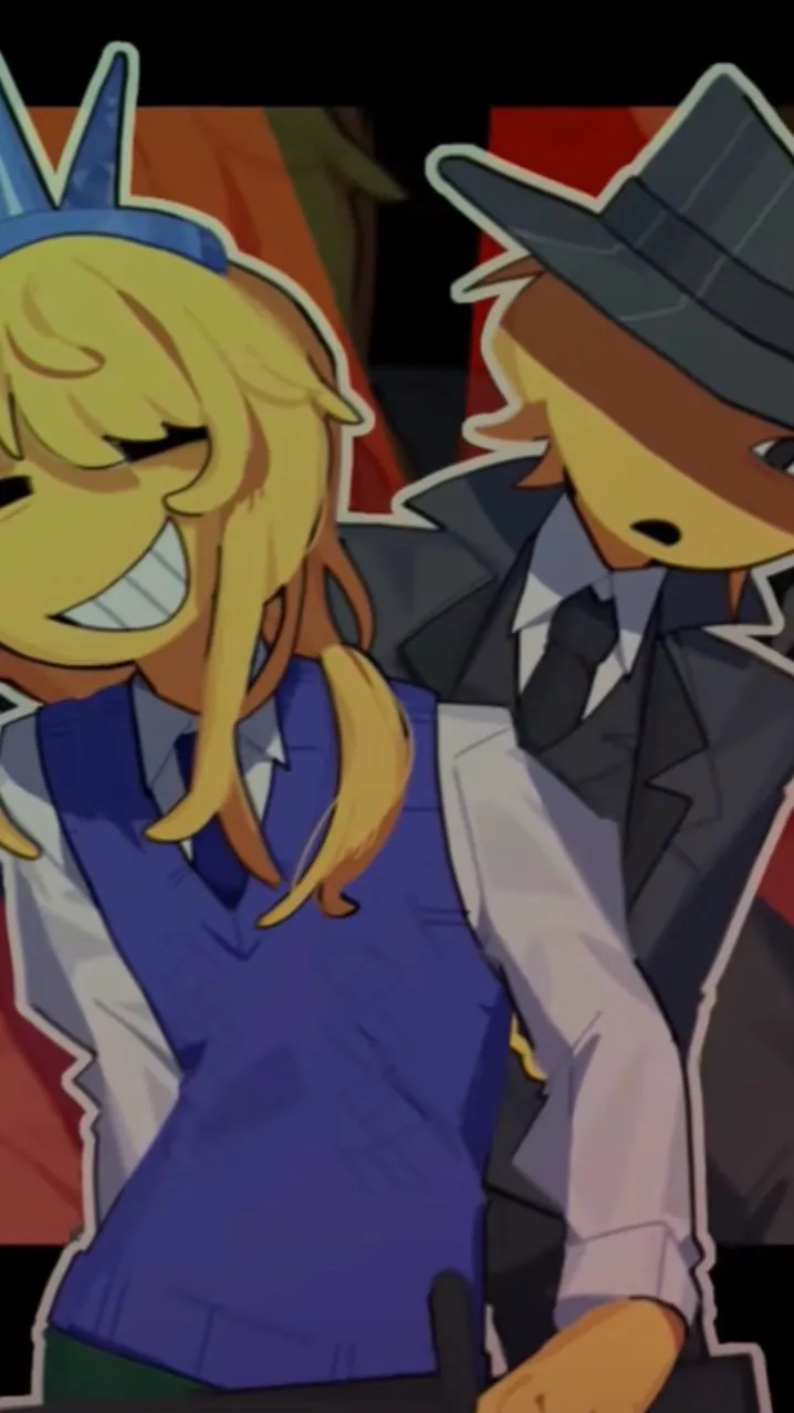 ai character: -FrozenDebt- background