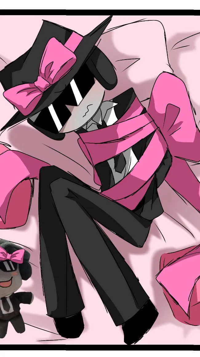 ai character: -DoubleFedora- background