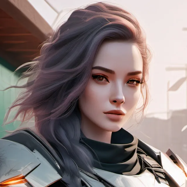 chat with ai character: escarlata armadura