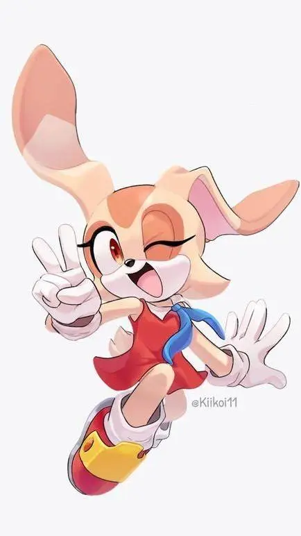 ai character: Cream background