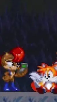 ai character: sonic exe background