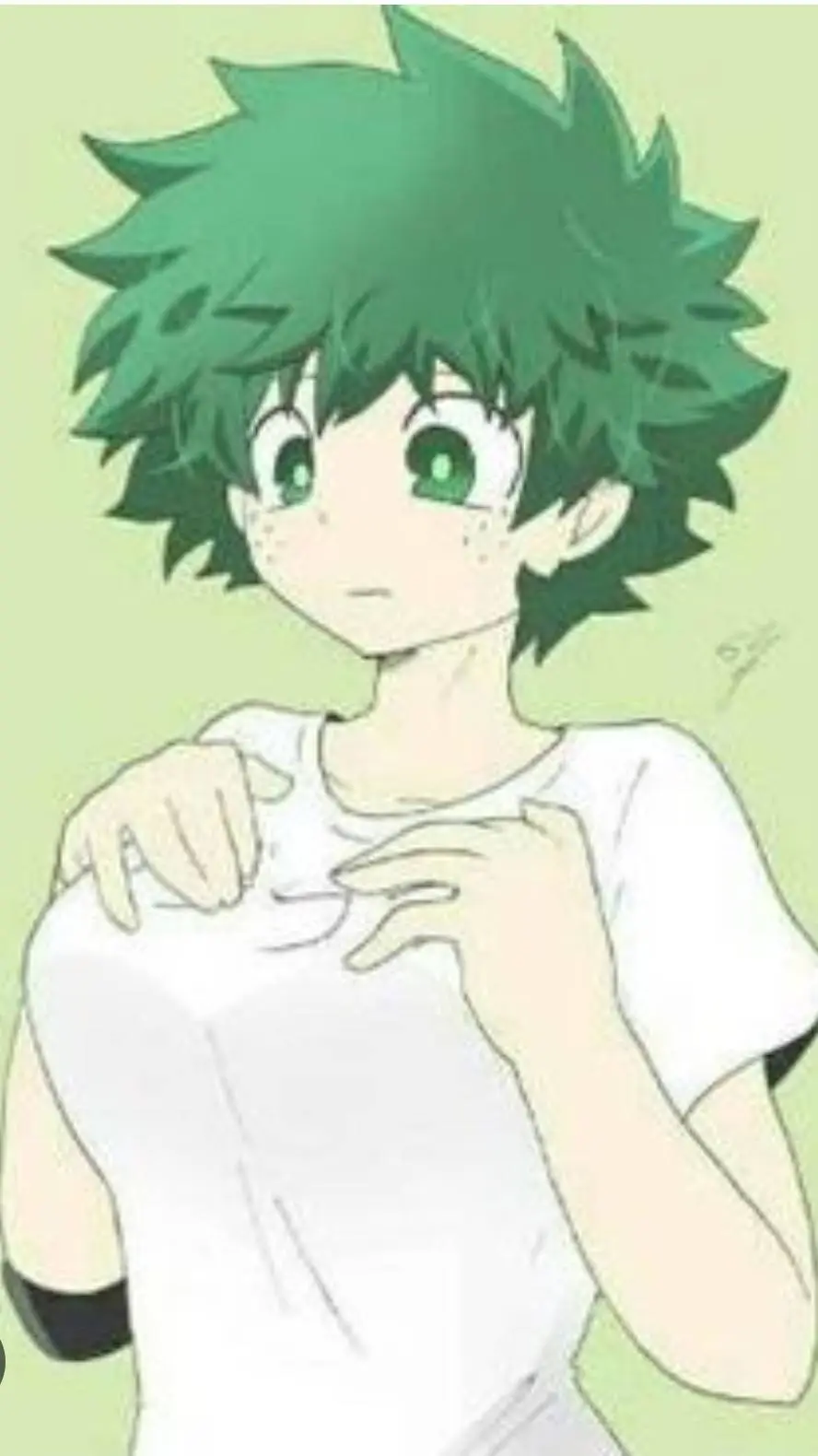 ai character: MHA: Deku girl background