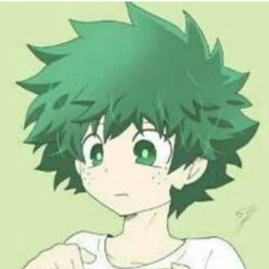 chat with ai character: MHA: Deku girl