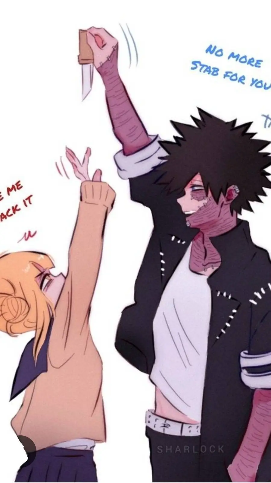 ai character: Toga x Dabi background