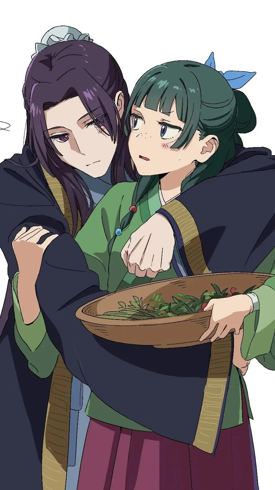 ai character: 💜Jinshi x Mao mao💚 background