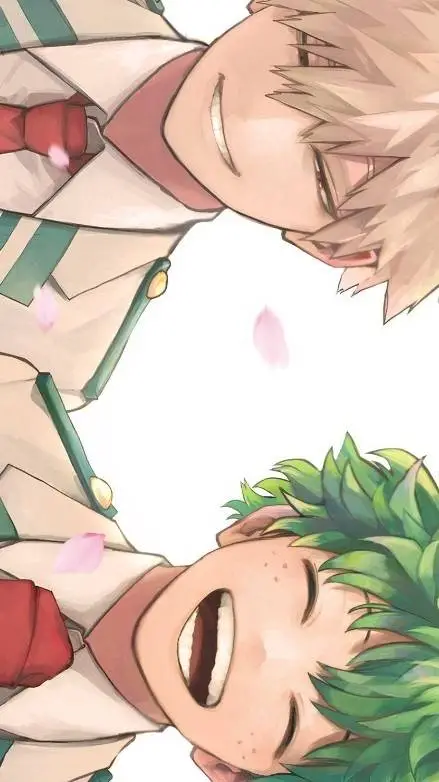 ai character: bakudeku💥💚 background