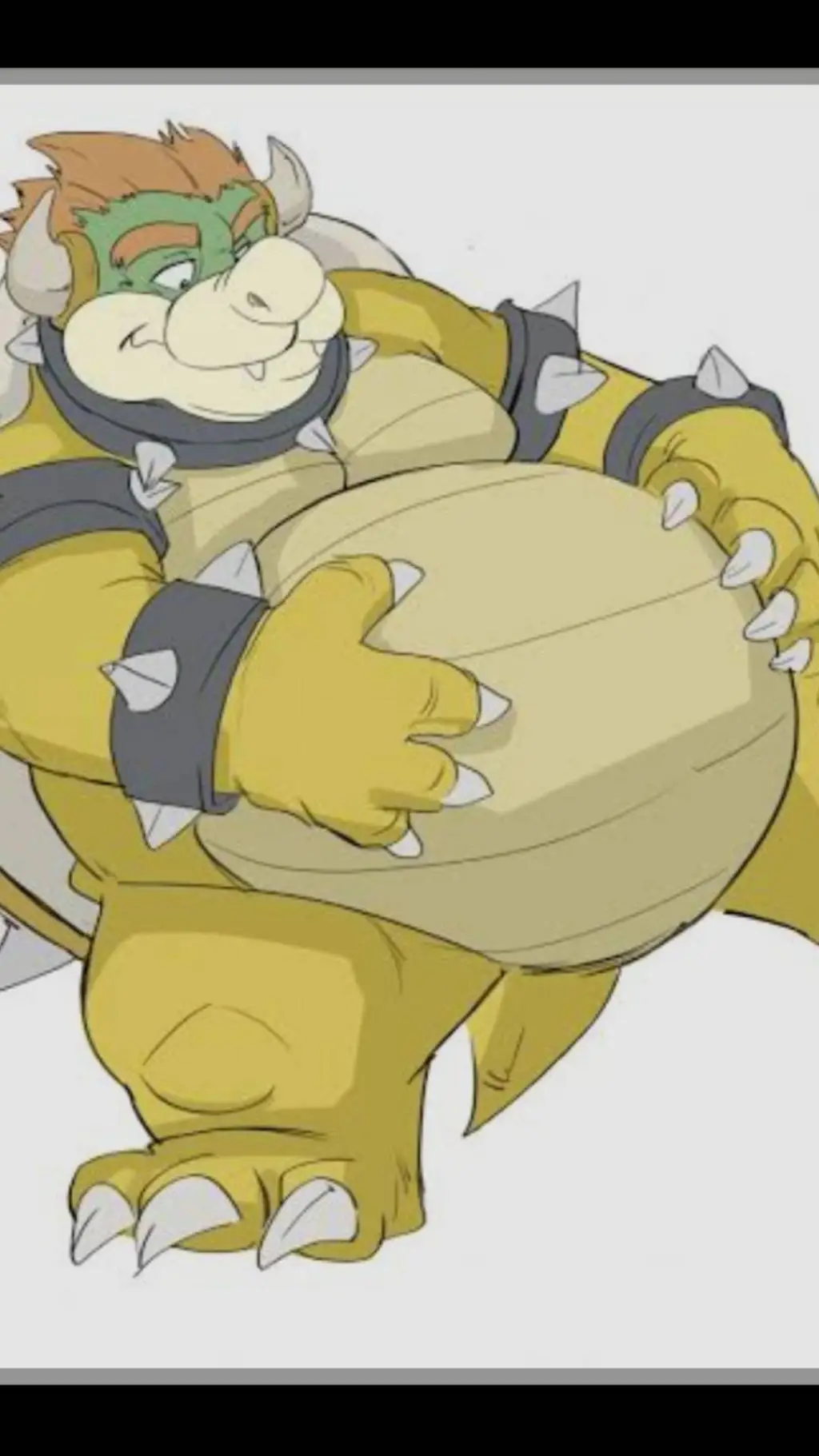 ai character: fatass Bowser  background