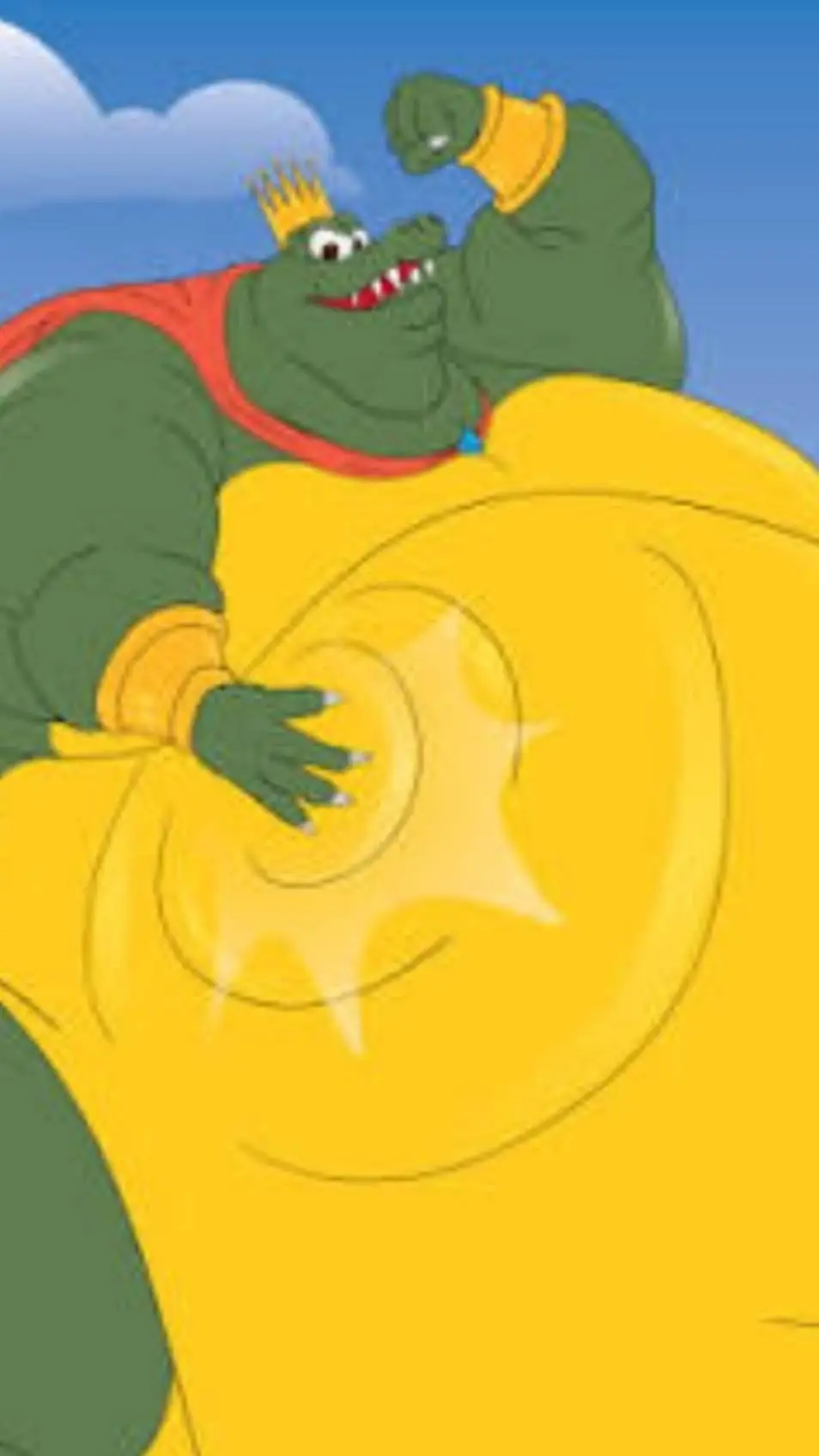 ai character: fatass king k rool background