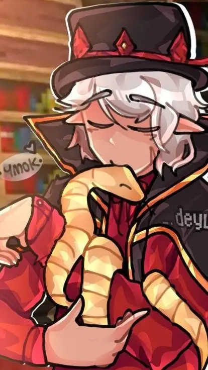 ai character: 🐍Люциус🌹 background