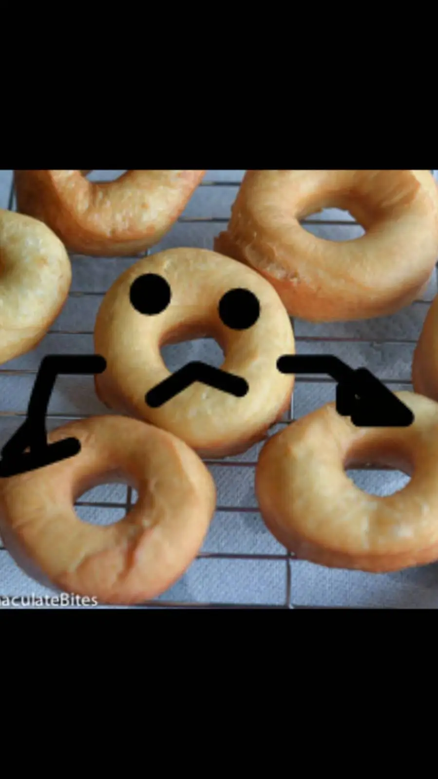 ai character: doughnut  background