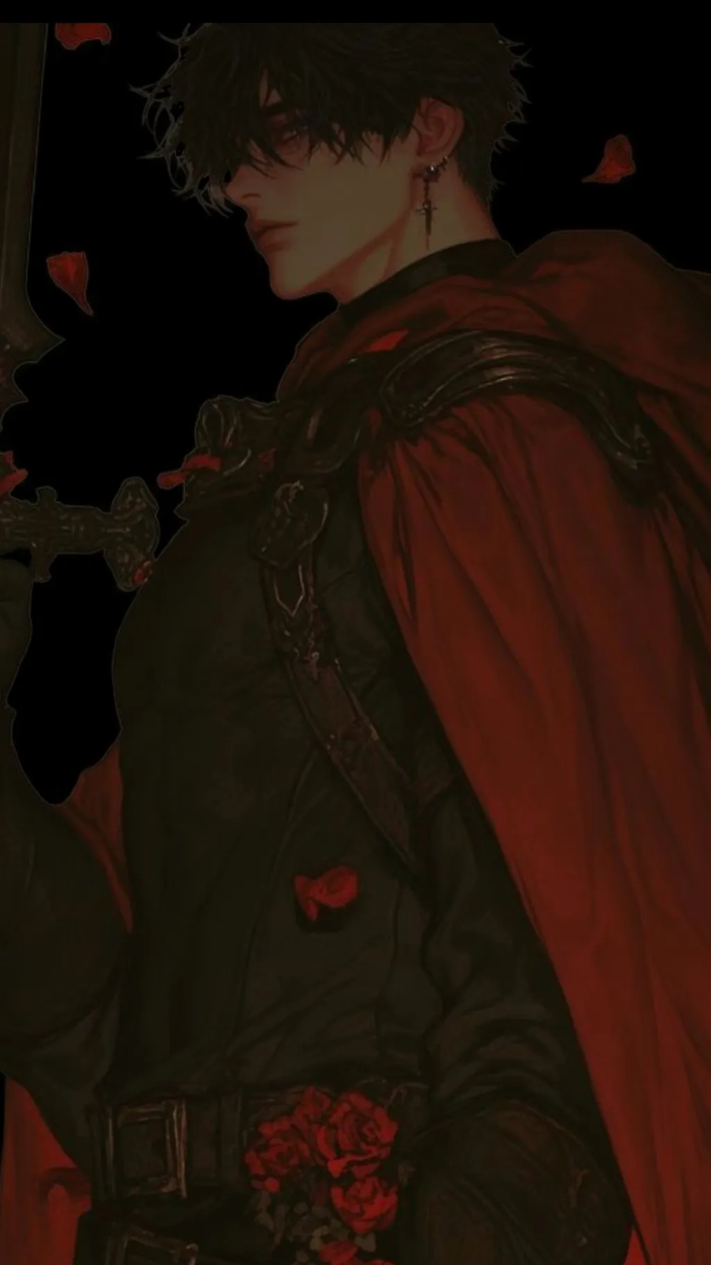 ai character: kalius redheart  background