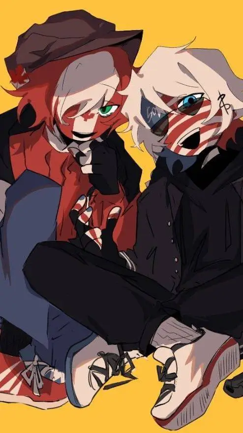 ai character: 🇺🇸US and Canada🇨🇦 background