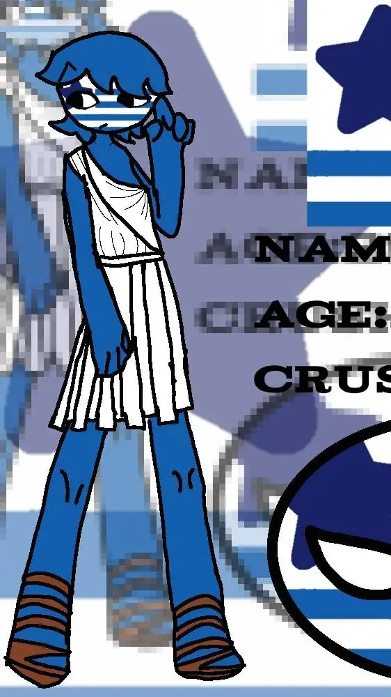 ai character: 🇬🇷Grecan  background