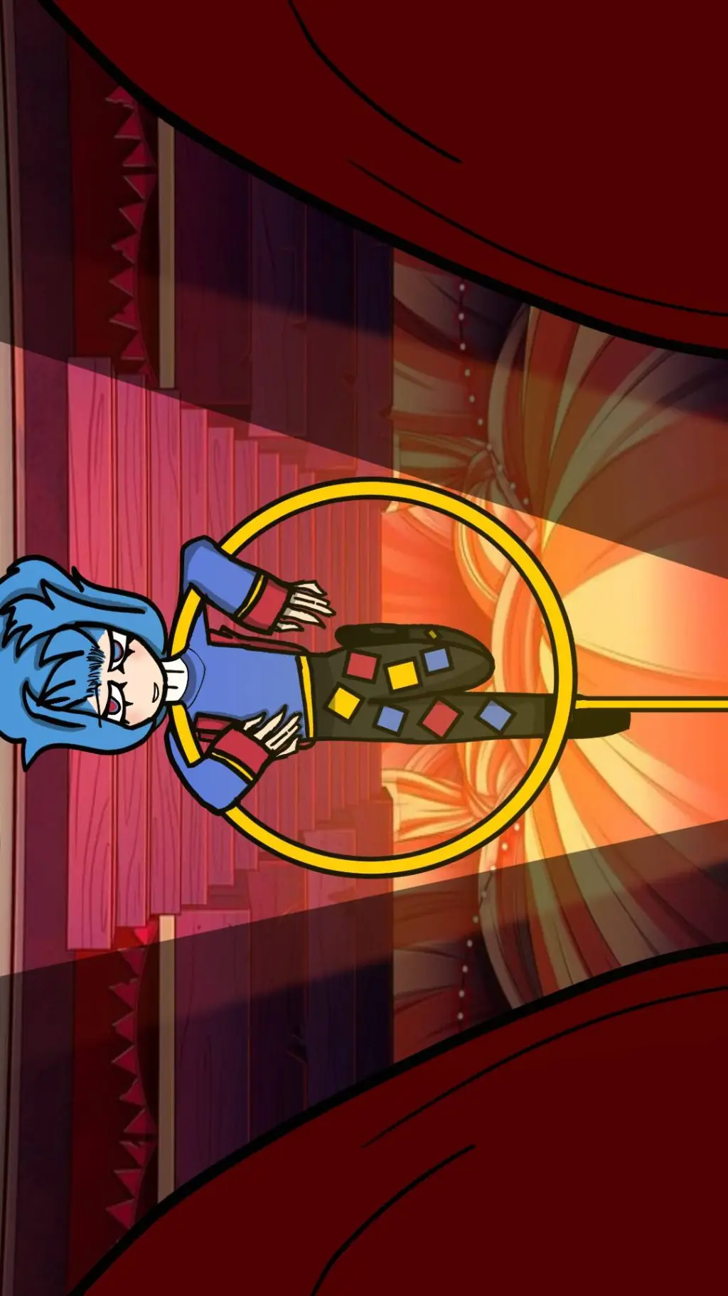 ai character: 🃏Eln's Circus🖥 background
