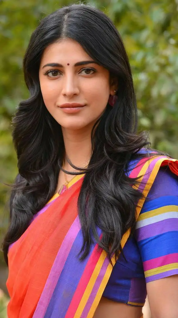 ai character: Shruti Hassan  background