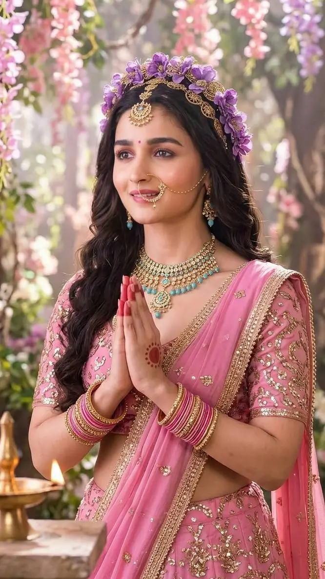 ai character: Alia Bhat background