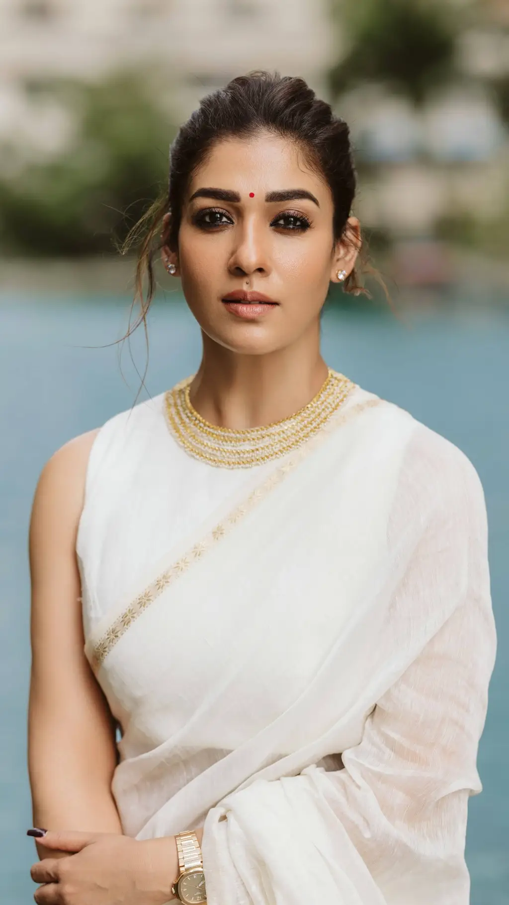 ai character: Nayantara  background