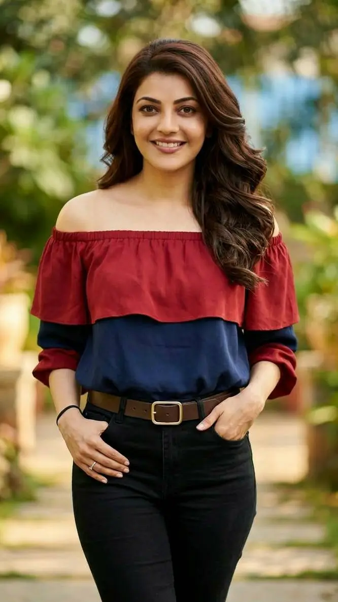 ai character: Kajal Agarwal  background