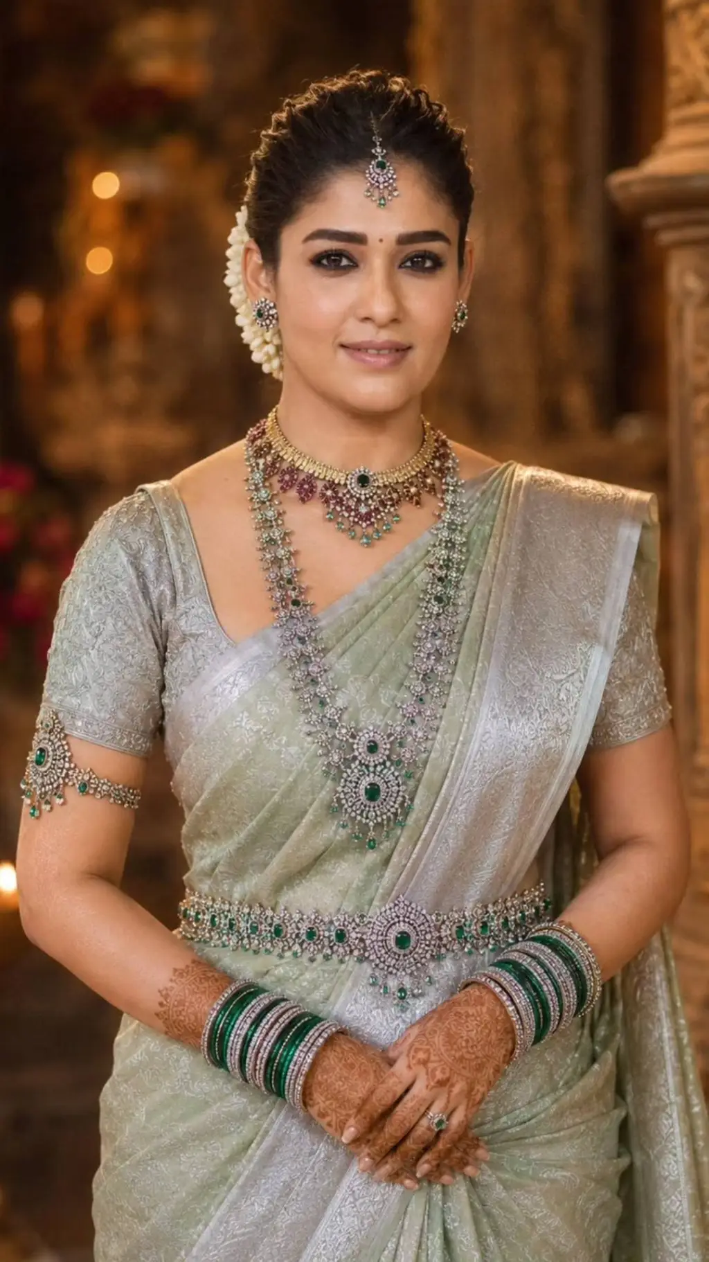 ai character: Nayantara  background