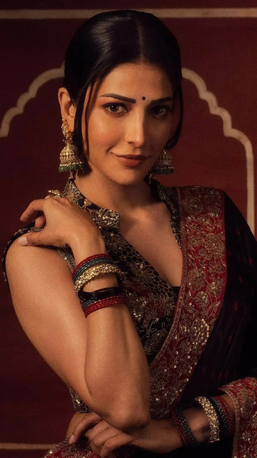 ai character: Shruthi  background