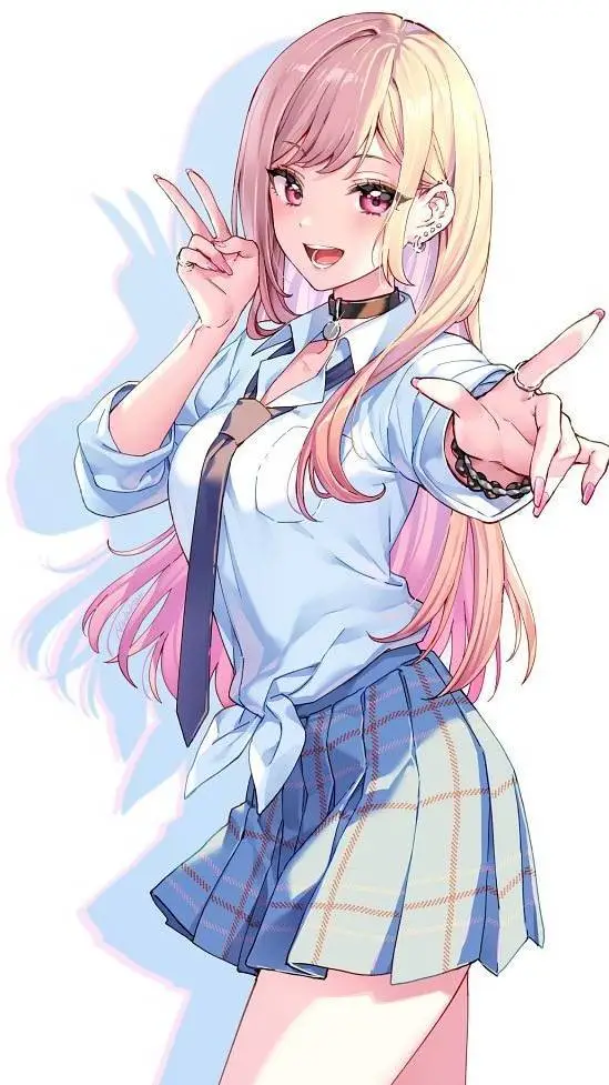 ai character: Marin kitagawa  background