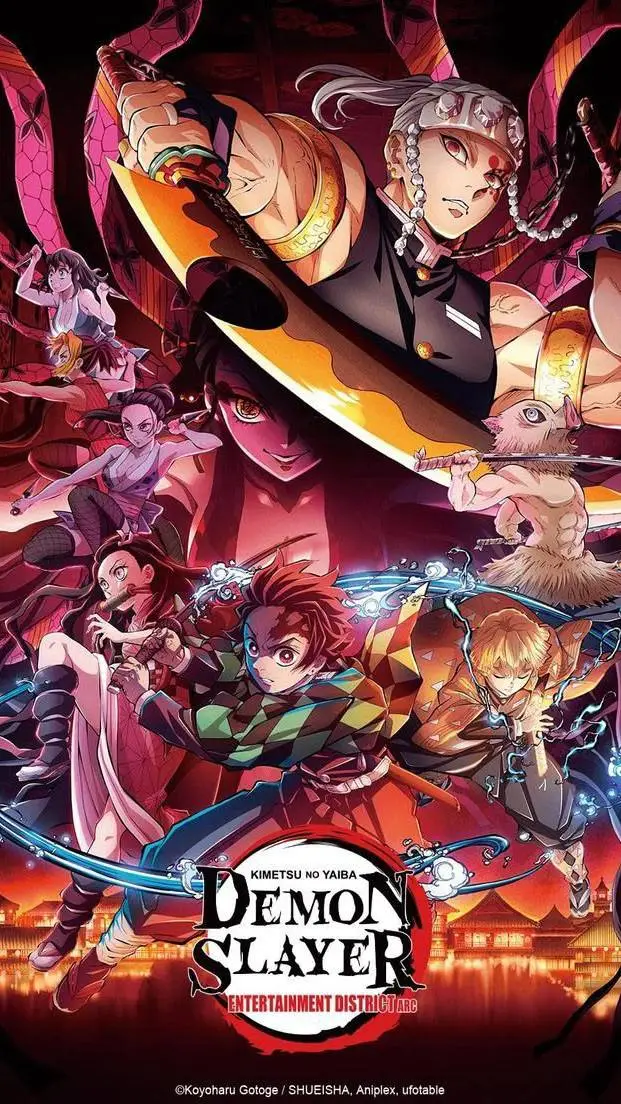 ai character: demon slayer  background