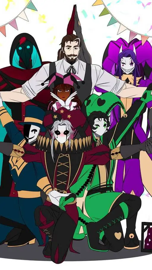 ai character: the freak circus background