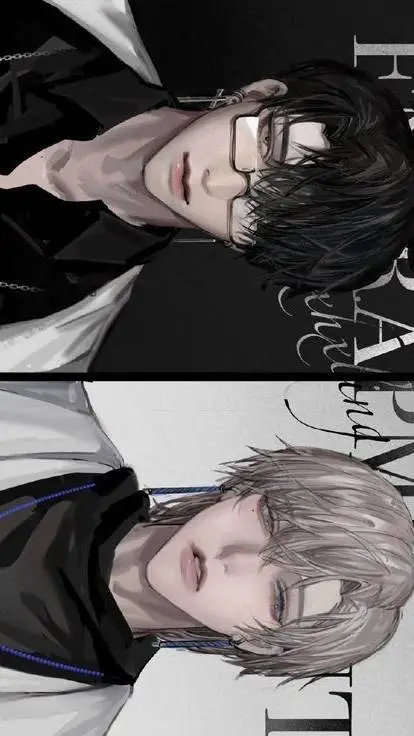ai character: 2 alphas🫪 background