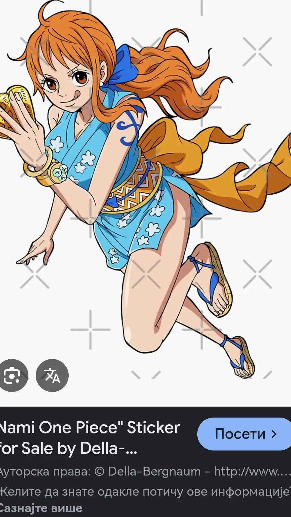 ai character: Nami background