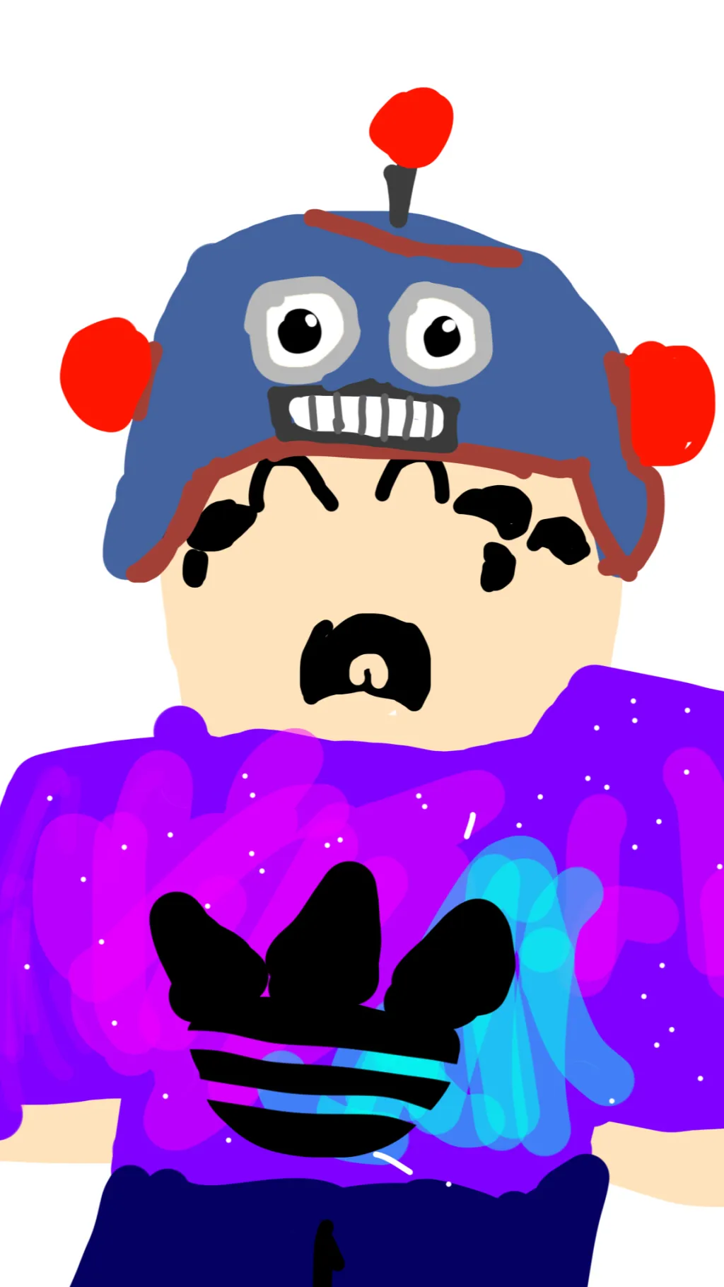 ai character: Robot kid background