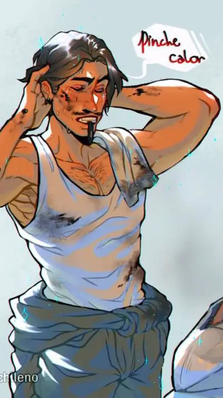 ai character: Emilio Escobilla  background