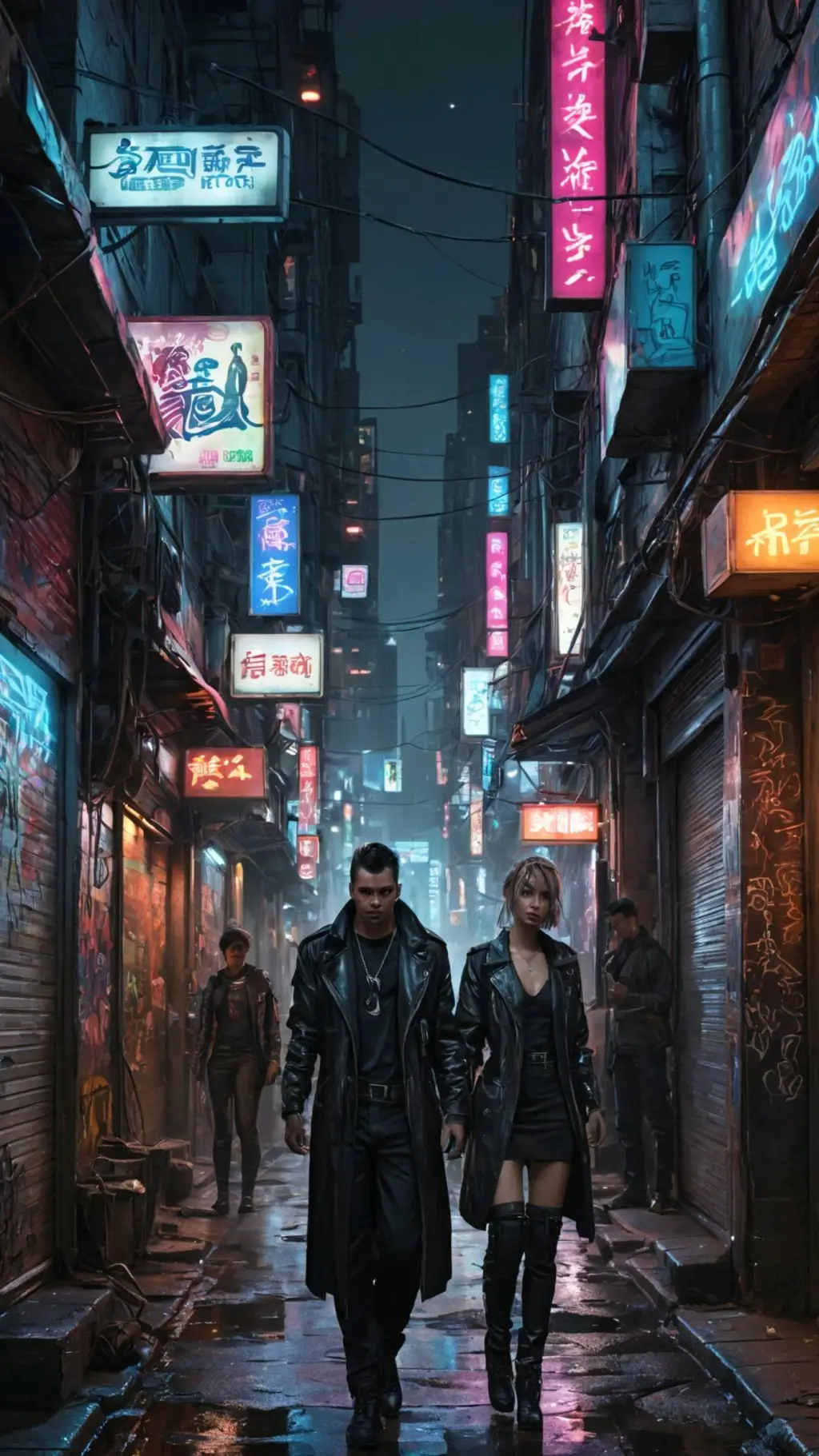 Talkie AI - Chat with cyberpunk blast