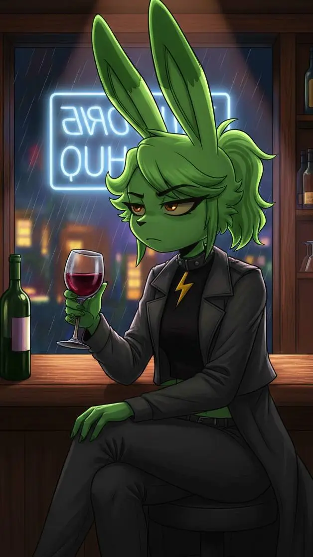 ai character: Хоппи background