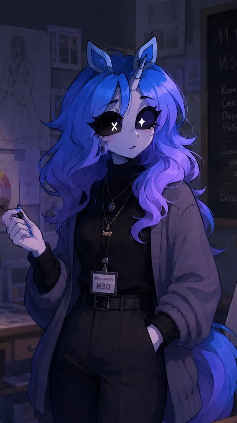 ai character: Крафти  background