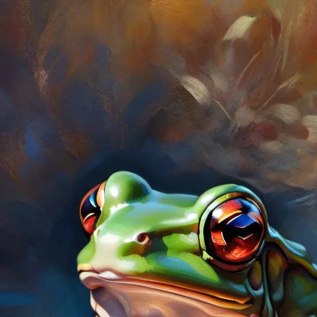 chat with ai character: frogy