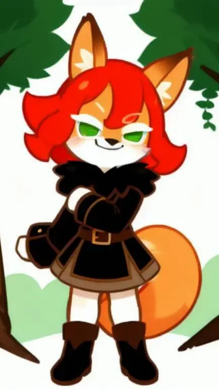 ai character: ★ foxxy fox ❗ background