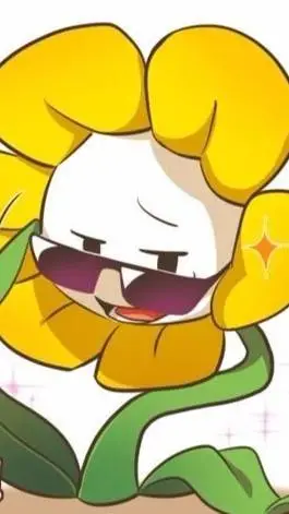 ai character: flowey the flower background