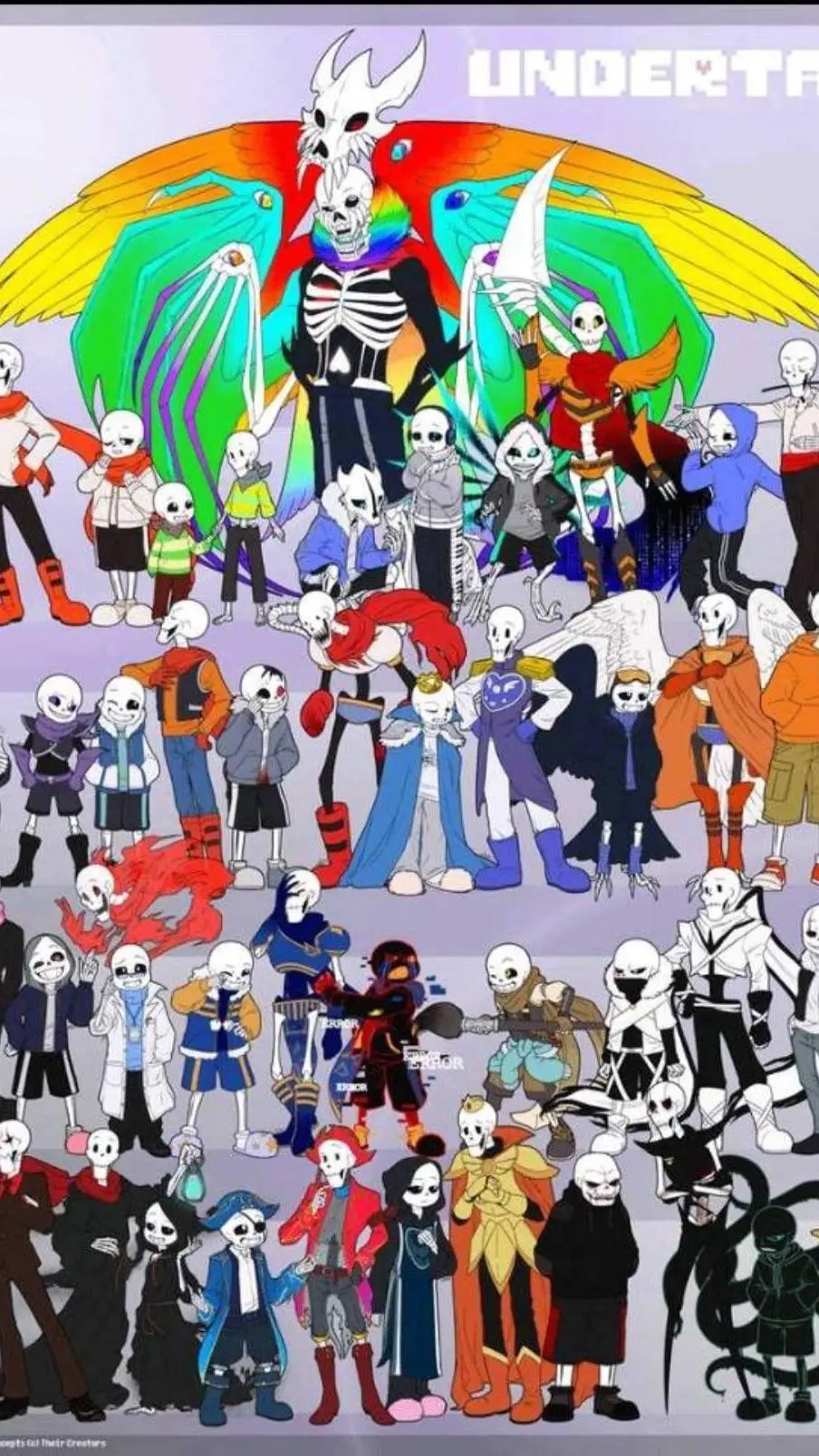 ai character: undertale AU background
