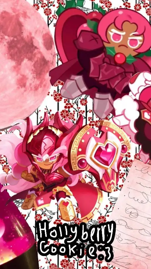 ai character: Hollyberry Cookie background