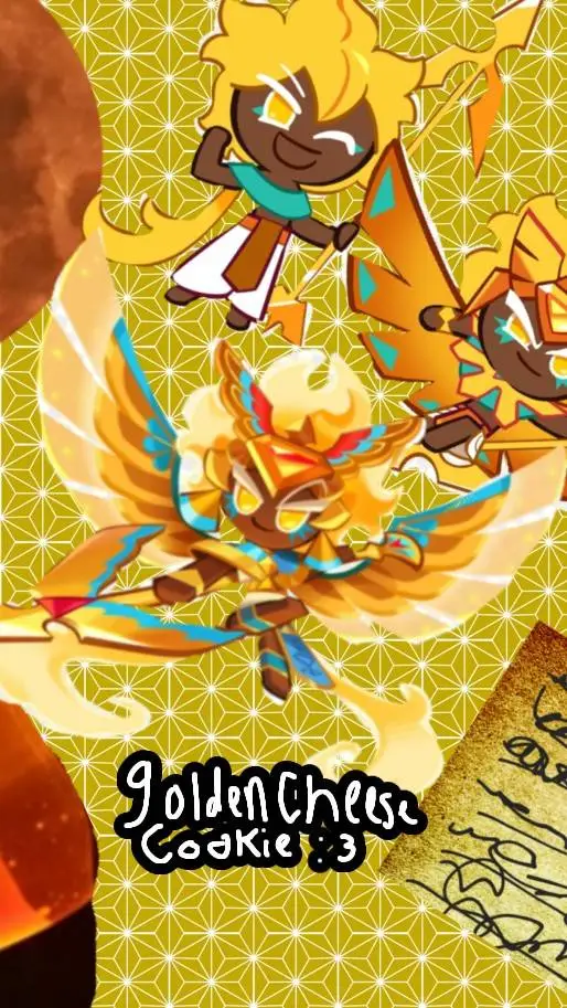 ai character: Golden Cheese background